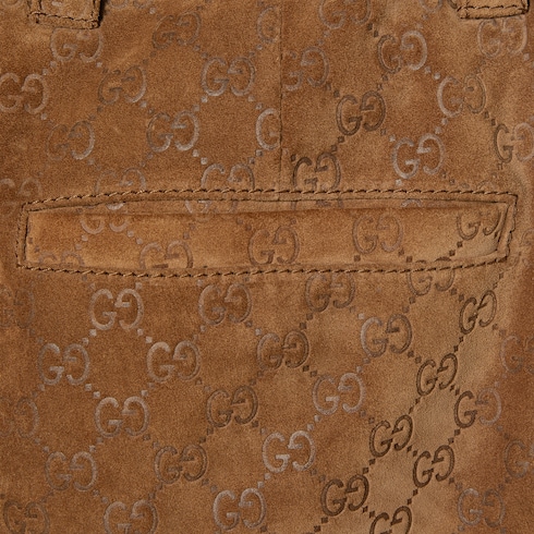 GG suede shorts Detail 7