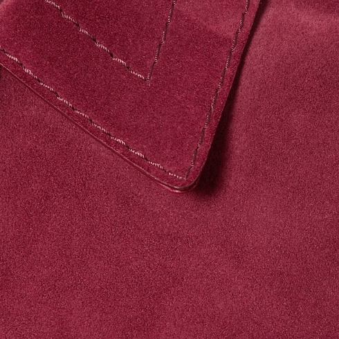 Kleid aus Wildleder mit abnehmbarem Gürtel 