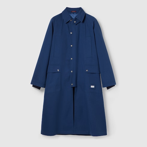 Heavy cotton canvas coat Detail 11