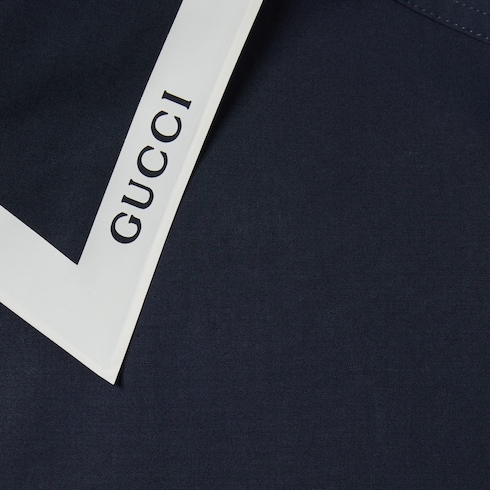 Camicia in popeline di cotone