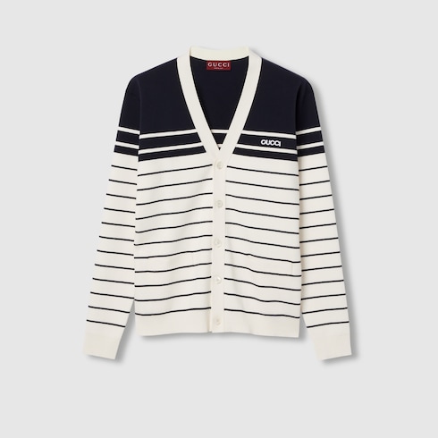 Cardigan aus Baumwolle mit Stickerei