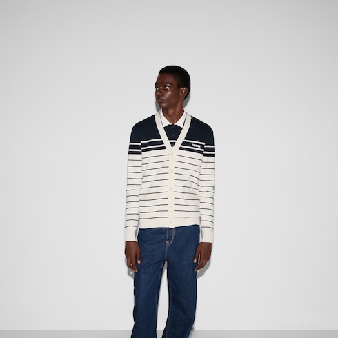 Cardigan en coton avec broderie