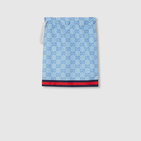 Printed poplin tech swim shorts