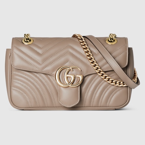 Borsa a spalla GG Marmont misura media
