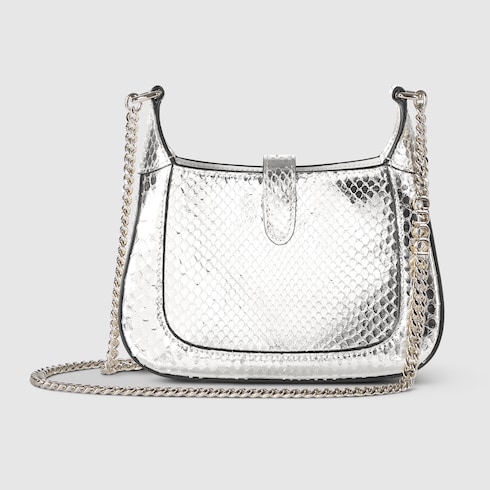 Gucci Jackie Notte mini python bag
