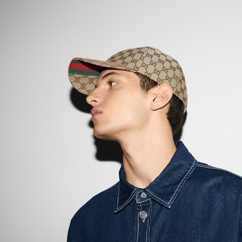 GG canvas baseball hat