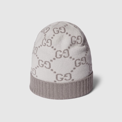 GG cashmere jacquard hat Detail 2