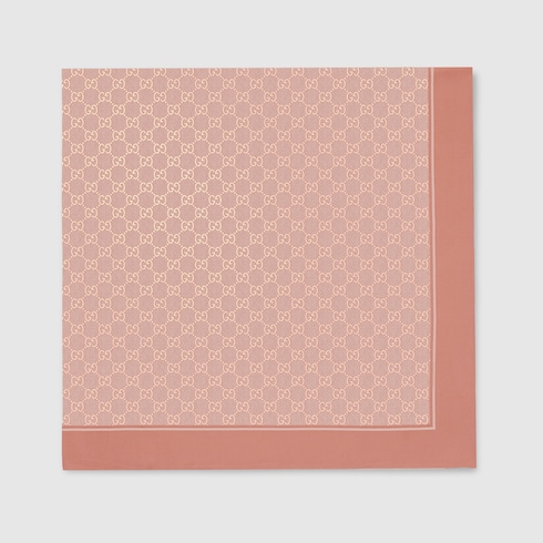 Printed silk carré