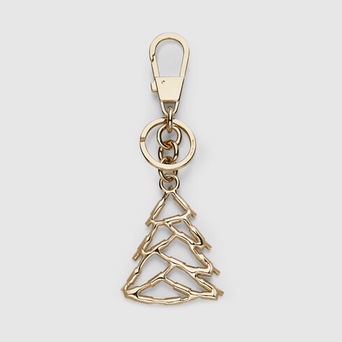 【福袋セール】の商品 tree Crystal keychain SG GUCCI® | metal gold-toned light in アクセサリー