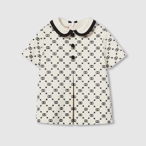 Robe pour enfant en jersey brodé