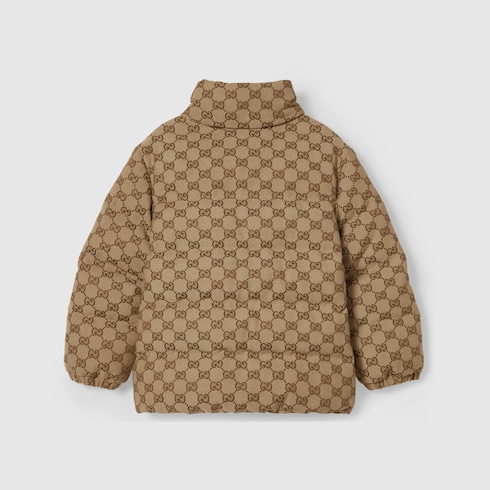 Куртка из текстиля GG с набивкой, 3–12 лет