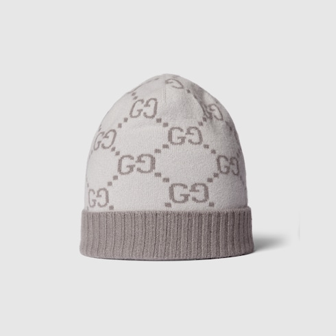 GG cashmere jacquard hat Detail 2