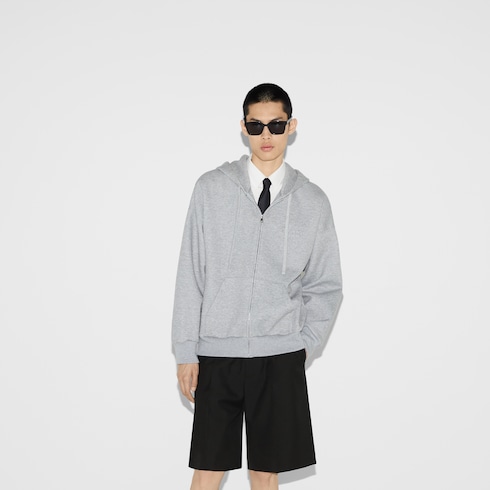 Kapuzenpullover aus Baumwolljersey