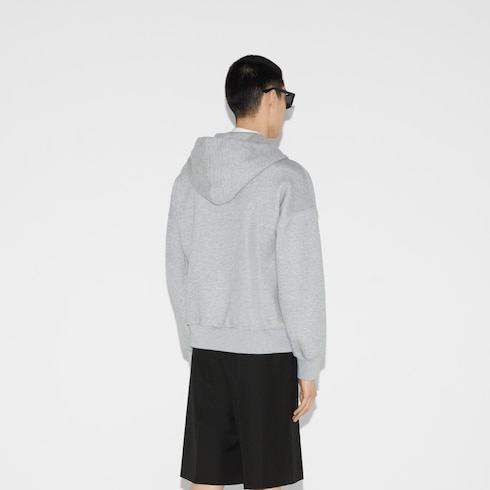 Kapuzenpullover aus Baumwolljersey