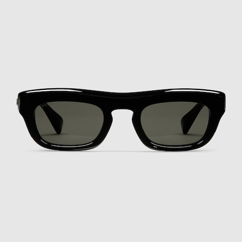 Rectangular frame sunglasses