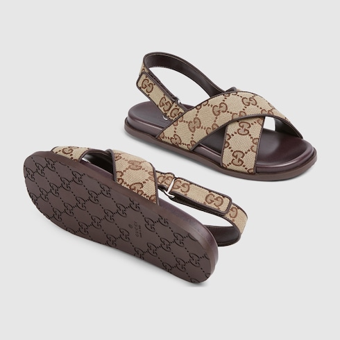 Sandales pour enfant en toile GG