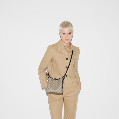 Маленькая сумка-ведро GG Emblem