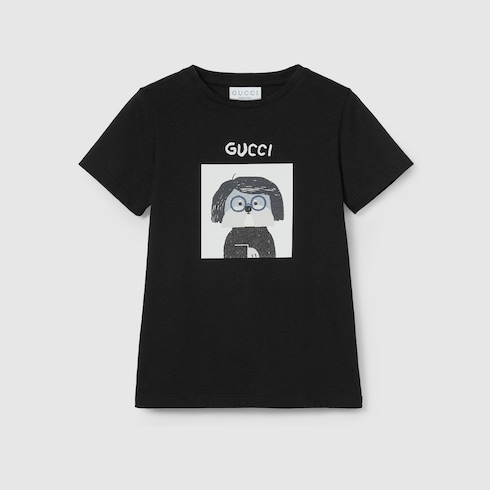 〔チルドレンズ〕プリント コットン Tシャツ