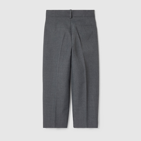 Children's embroidered wool pant