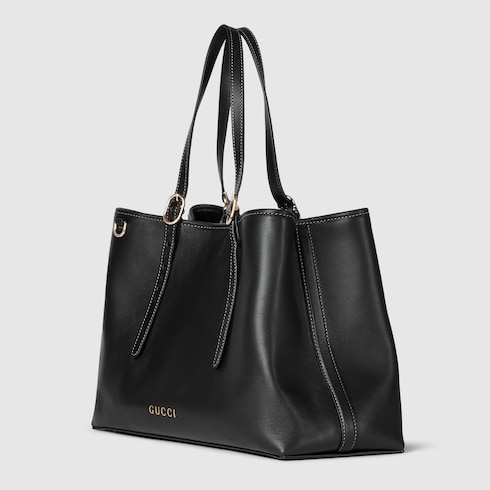Borsa shopping GG Emblem misura grande