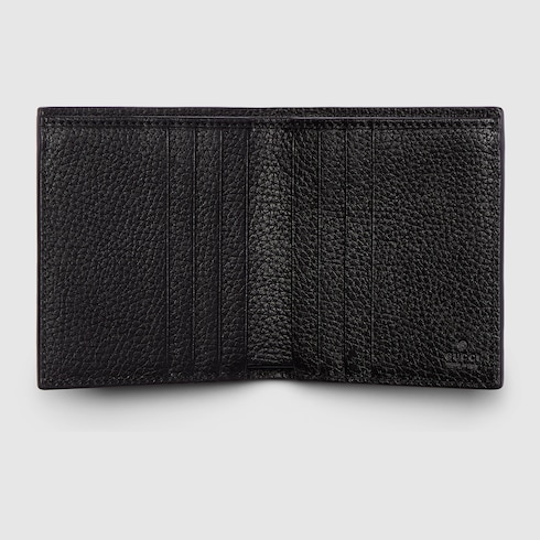 Gucci Black Leather Bifold deals Wallet