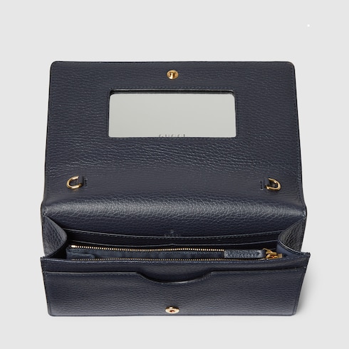 Cartera GG Marmont bicolor con cadena