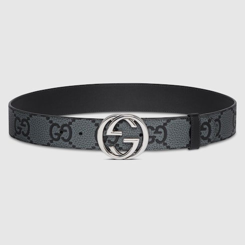 Belt with Interlocking G buckle