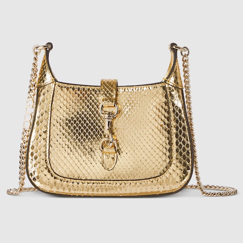 Gucci Jackie Notte python mini bag