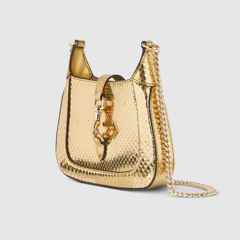 Gucci Jackie Notte python mini bag