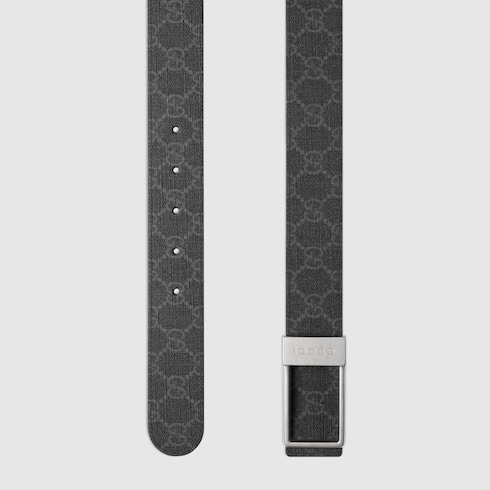Ceinture réversible avec boucle rectangulaire