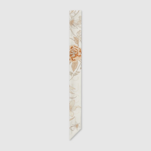 Cinta de seda estampada