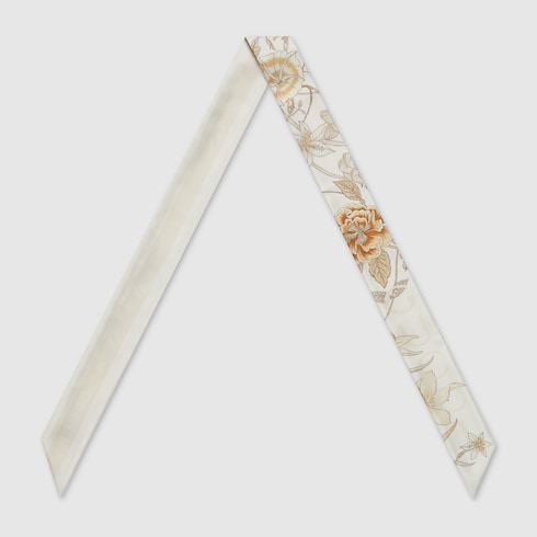 Band aus Seide mit Print
