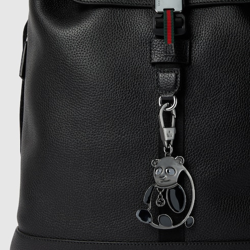 Porte-clés panda avec détail GG enlacés