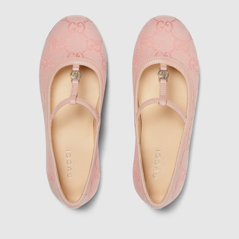 Children's Double G ballet flat Detail 4