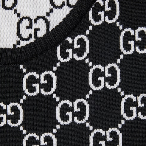 GG wool jacquard mini dress Detail 6