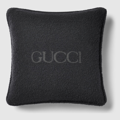 Cuscino in lana bouclé Gucci