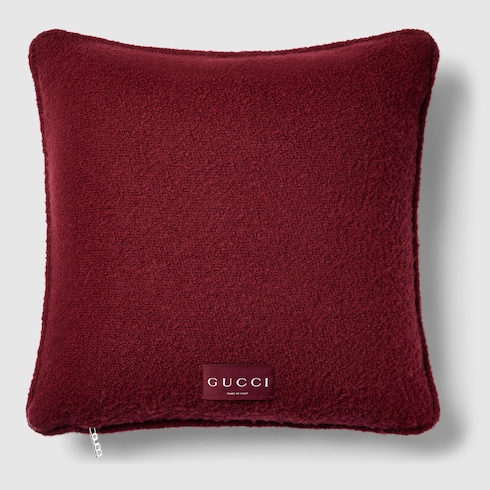 Cuscino in lana bouclé Gucci