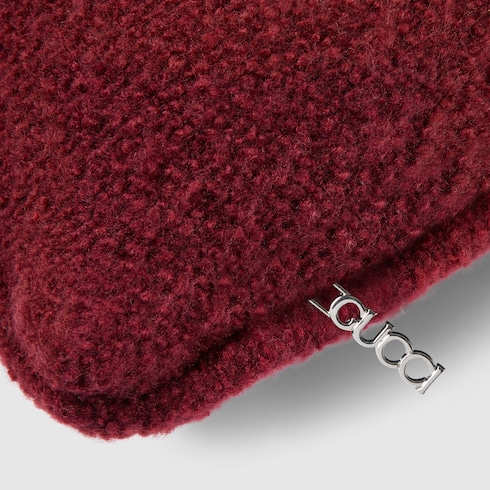 Cuscino in lana bouclé Gucci