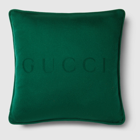 Gucci Web wool cushion