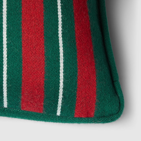 Gucci Web wool cushion Detail 4