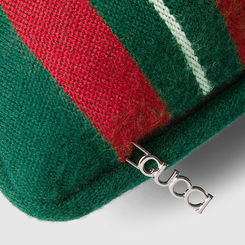 Gucci Web wool cushion Detail 5