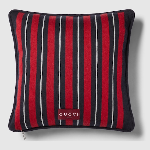 Gucci Web wool cushion Detail 2