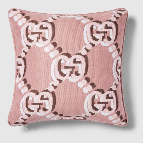 Coussin en laine avec GG Shadow