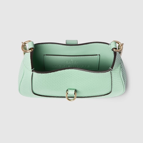 Gucci Jackie Notte系列蟒蛇皮迷你手袋