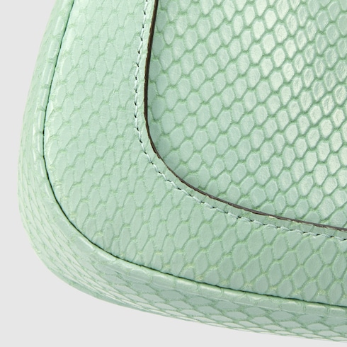 Mini borsa Gucci Jackie Notte in pitone