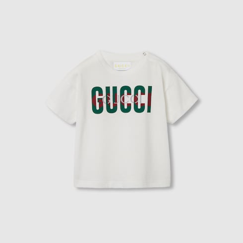 T-shirt neonato in cotone stampato