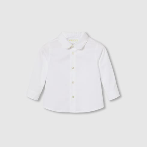 Camisa de algodón bordado para bebé