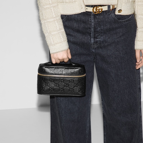 Borsa GG Emblem misura piccola