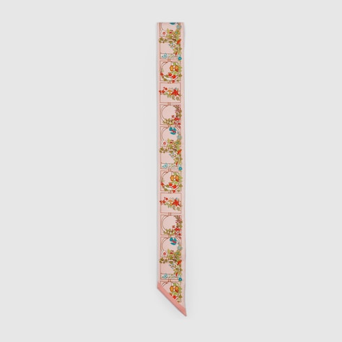 Printed silk ribbon