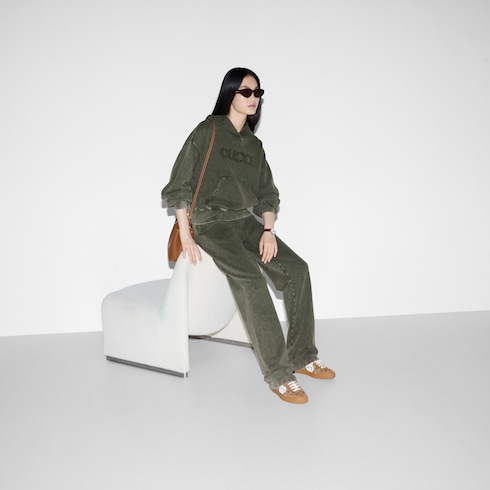 Pantalon de jogging en coton avec broderie